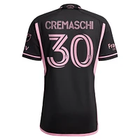 Men's adidas Benjamin Cremaschi Black Inter Miami CF 2024 La Noche Authentic Player Jersey