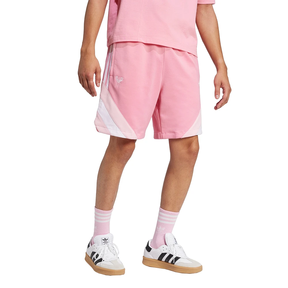 Men's adidas Originals Light Pink Inter Miami CF Culturewear Collection Shorts