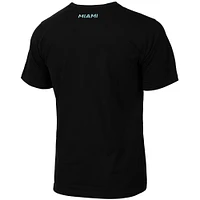 Men's Black Inter Miami CF  Retro Palm Heavy Relaxed T-Shirt