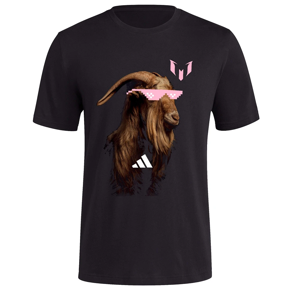 Men's Messi x adidas Black Sunny Goat T-Shirt