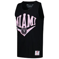 Men's Mitchell & Ness Black Inter Miami CF Winger Tank Top