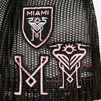 Men's Mitchell & Ness White Inter Miami CF Palm Tree Trucker Adjustable Hat