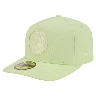 Men's New Era Green Inter Miami CF Color Pack A-Frame 59FIFTY Fitted Hat
