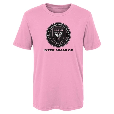 Preschool Pink Inter Miami CF Primary Logo T-Shirt