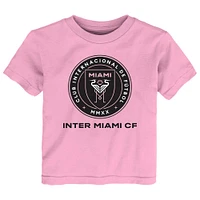 Toddler Pink Inter Miami CF Primary Logo T-Shirt