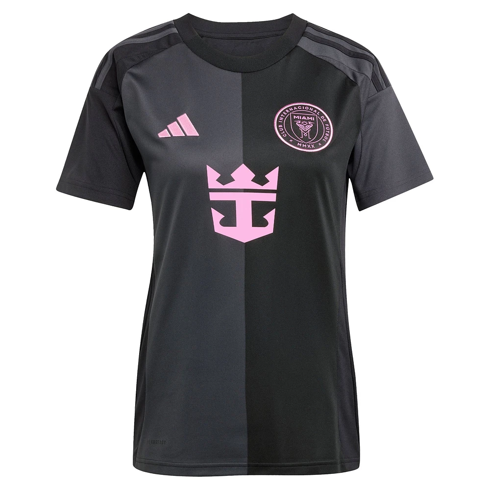 Women's adidas Benjamin Cremaschi Black Inter Miami CF 2025 The Fortitude Kit Replica Player Jersey