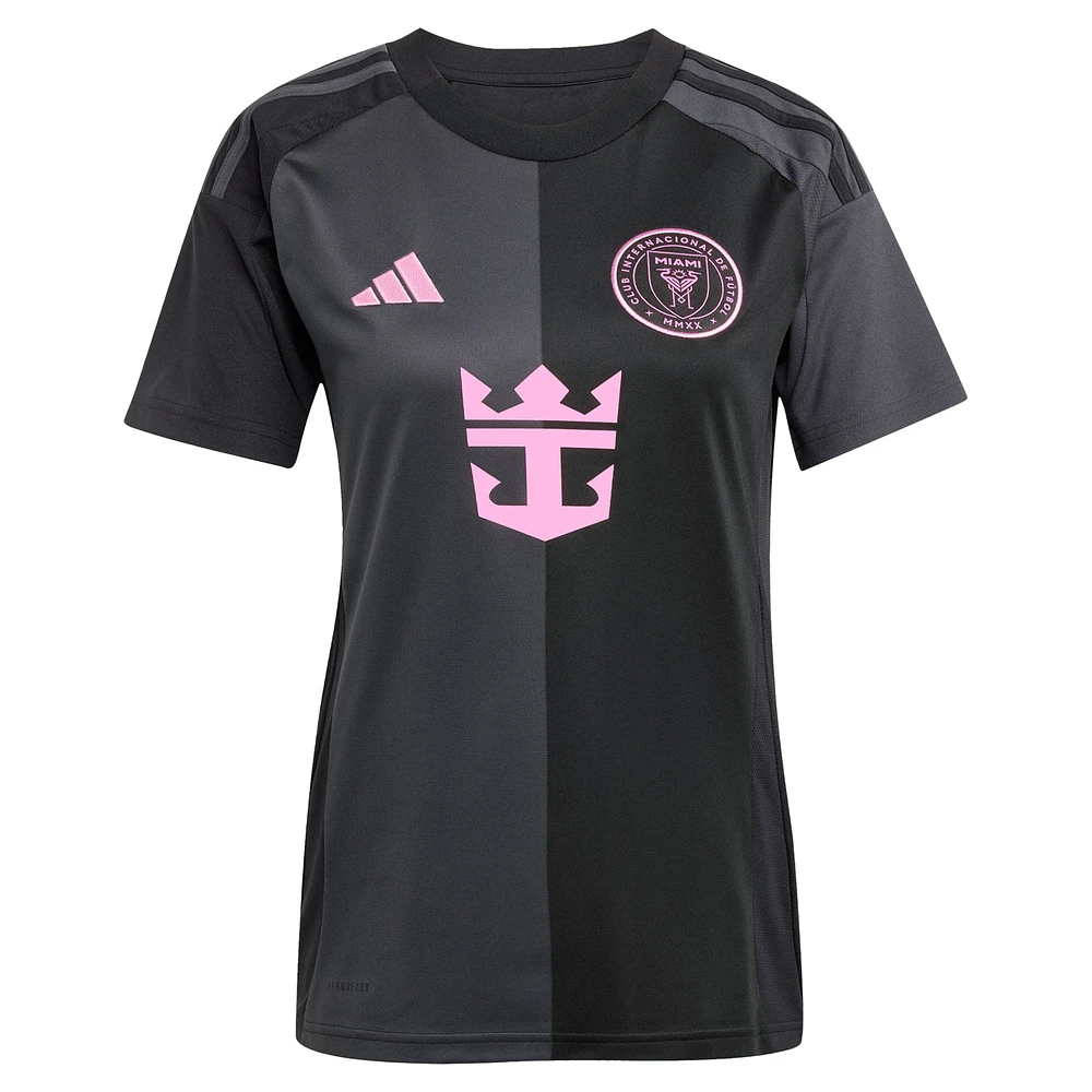Women's adidas Lionel Messi Black Inter Miami CF 2025 The Fortitude Kit Replica Player Jersey