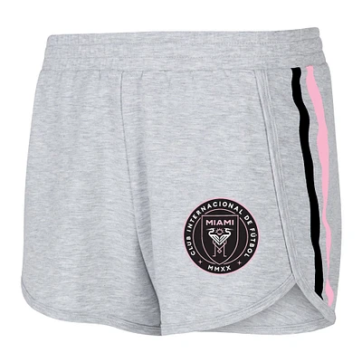 Women's Concepts Sport Gray Inter Miami CF Cedar Tri-Blend Shorts
