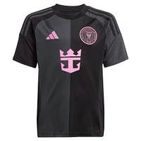 Youth adidas Lionel Messi Black Inter Miami CF 2025 The Fortitude Kit Replica Player Jersey