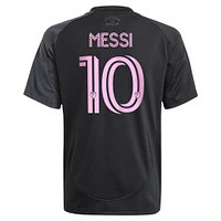 Youth adidas Lionel Messi Black Inter Miami CF 2025 The Fortitude Kit Replica Player Jersey
