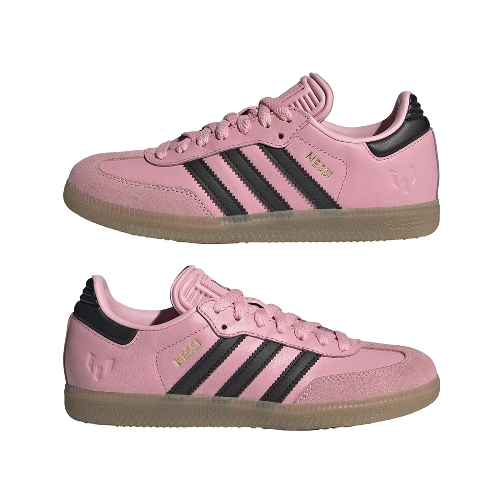 Youth adidas Pink Lionel Messi Samba Shoes