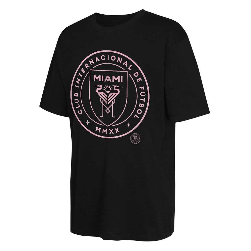Youth Black/Tan Inter Miami CF 2-Pack Triple Dip Long Sleeve and Short T-Shirt Set