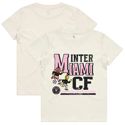 T-shirt vintage Inter Miami CF crème Youth Peace Collective x Sesame Street