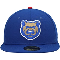 Men's New Era Blue Iowa Cubs Authentic Collection Team Game 59FIFTY Fitted Hat