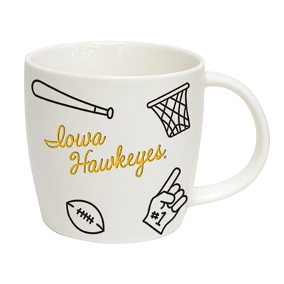 Iowa Hawkeyes 18oz. Tasse de meneur de jeu