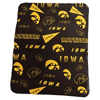 Couverture polaire classique Iowa Hawkeyes 50" x 60"