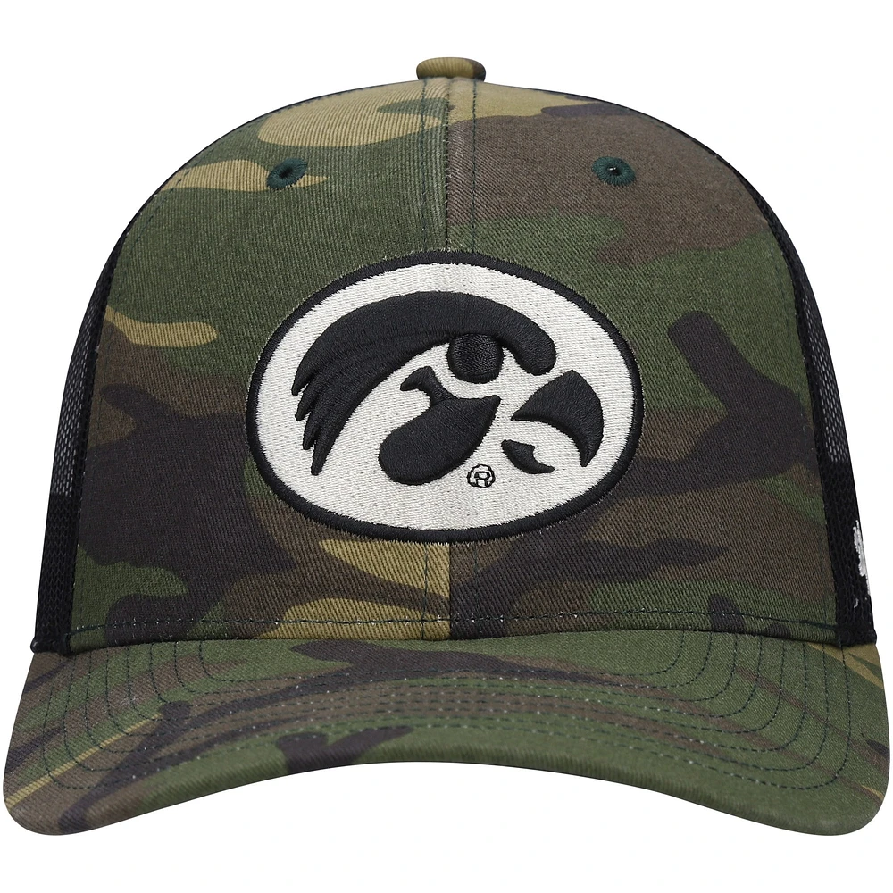 Casquette Snapback Camo/Black Iowa Hawkeyes Team '47 pour homme