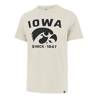Men's '47 Cream Iowa Hawkeyes Side Arm Franklin T-Shirt