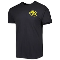 Men's Black Iowa Hawkeyes Hyperlocal T-Shirt