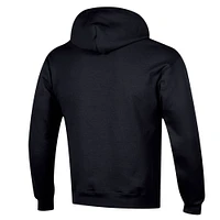 Men's Champion Black Iowa Hawkeyes Arch Pill Pullover Hoodie