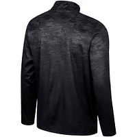 Men's Colosseum  Black Iowa Hawkeyes The Machine Half-Zip Jacket