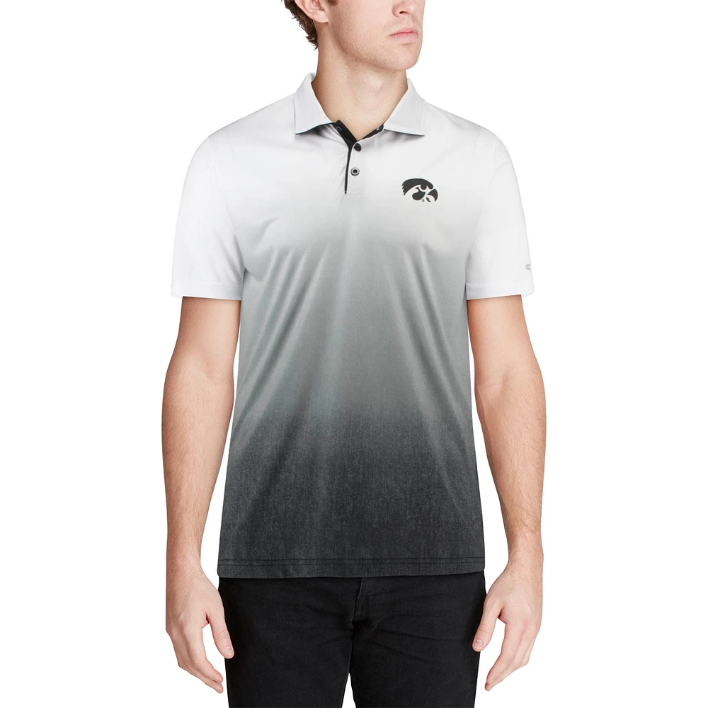 Men's Colosseum Heathered Gray Iowa Hawkeyes Magic Team Logo Polo