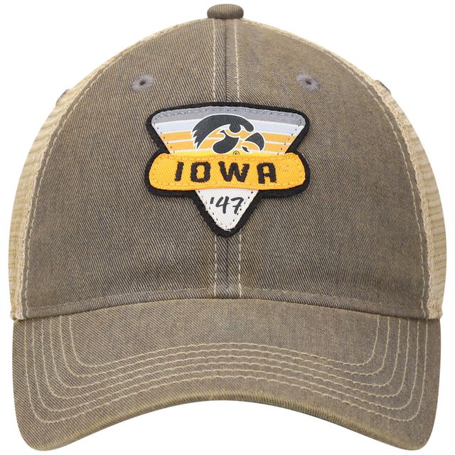 Casquette Trucker Snapback Iowa Hawkeyes Legacy Point Old Favourite Grise/Naturel pour Homme