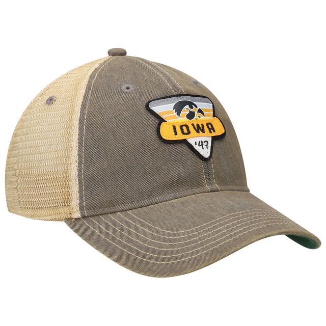 Casquette Trucker Snapback Iowa Hawkeyes Legacy Point Old Favourite Grise/Naturel pour Homme