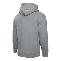 Men's Mitchell & Ness  Heather Gray Iowa Hawkeyes Classic Arch Pullover Hoodie