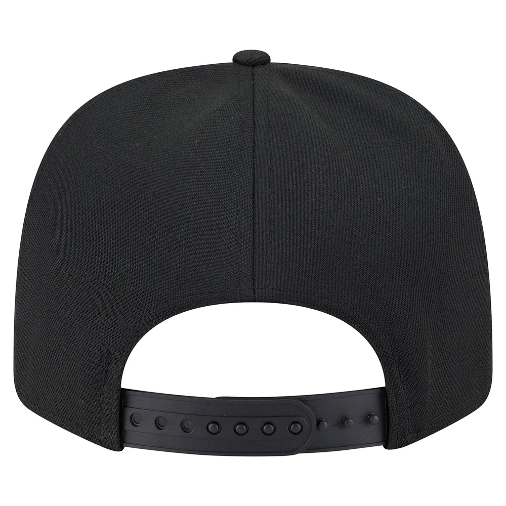 Casquette extensible noire Game Day 9SEVENTY des Iowa Hawkeyes de New Era pour homme