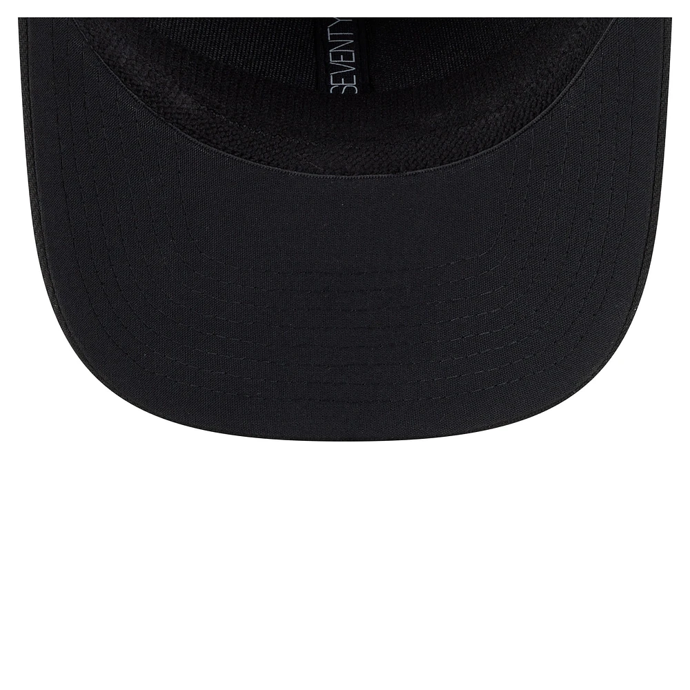 Casquette extensible noire Game Day 9SEVENTY des Iowa Hawkeyes de New Era pour homme