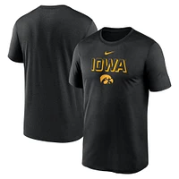 Men's Nike Black Iowa Hawkeyes 2025 Sideline Legend Performance T-Shirt