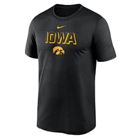 Men's Nike Black Iowa Hawkeyes 2025 Sideline Legend Performance T-Shirt