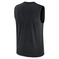 Men's Nike Black Iowa Hawkeyes Primetime Legend Mascot Lock Up Performance Muscle Tank Top