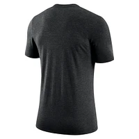 Men's Nike Black Iowa Hawkeyes Retro Tri-Blend T-Shirt