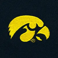 Men's Peter Millar Black Iowa Hawkeyes Perth Performance Quarter-Zip Top