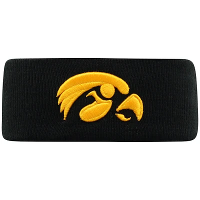 Men's Top of the World Black Iowa Hawkeyes Knit Headband