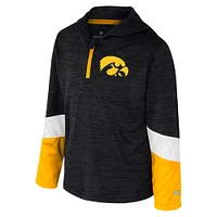 Toddler Colosseum Black Iowa Hawkeyes Rylos Quarter-Zip Windshirt