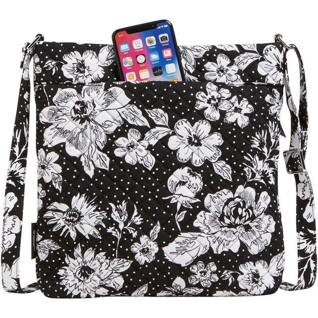 Vera Bradley Iowa Hawkeyes Rain Garden Sac à bandoulière hipster triple zip