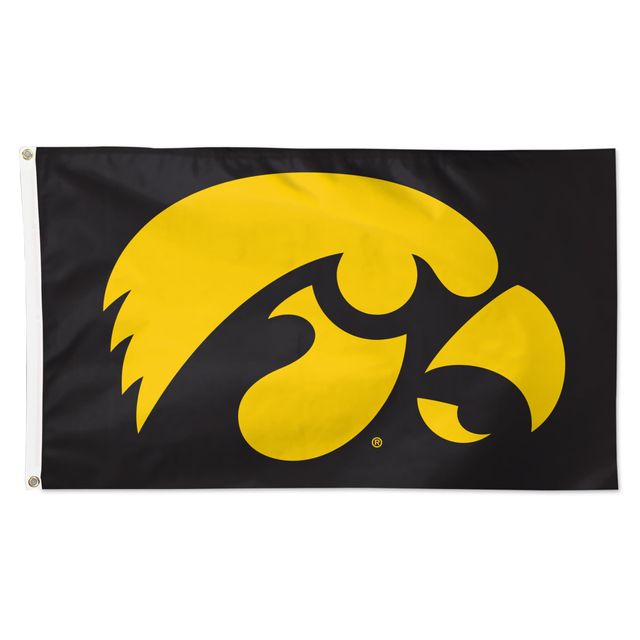 WinCraft Iowa Hawkeyes 3' x 5' Drapeau simple face avec logo principal