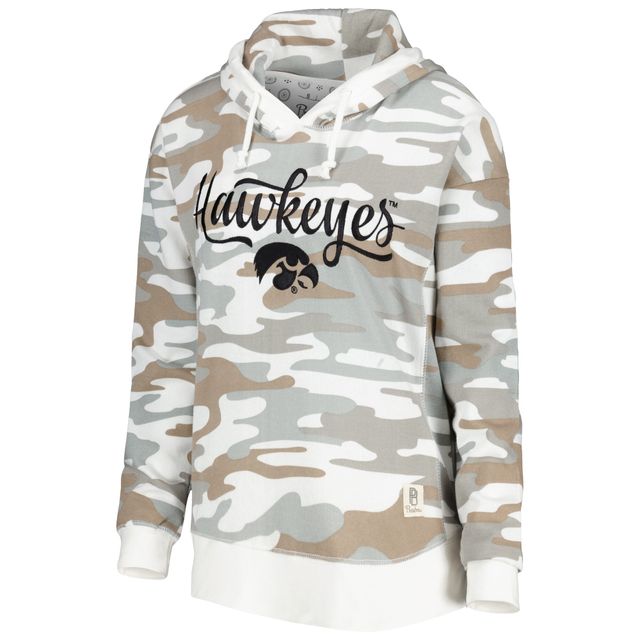 Sweat à capuche Pressbox Camo Iowa Hawkeyes San Pablo pour femme