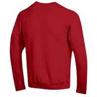 Men's Champion Cardinal Iowa State Cyclones Arch Pill Sweatshirt