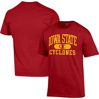 Men's Champion Cardinal Iowa State Cyclones Arch Pill T-Shirt