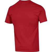 Men's Champion Cardinal Iowa State Cyclones Arch Pill T-Shirt