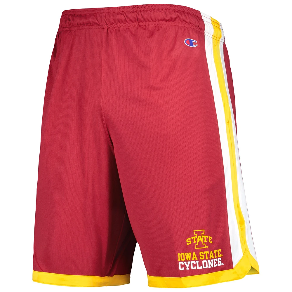 Men's Champion Cardinal Iowa State Cyclones Basketball Shorts