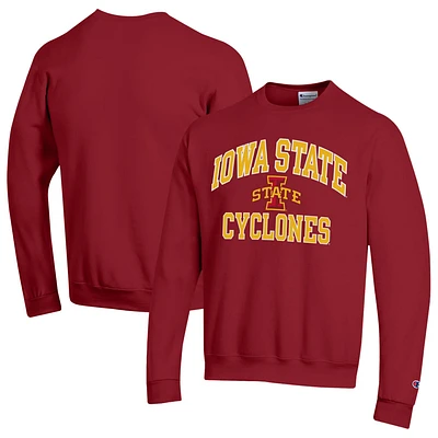 Sweat-shirt Champion Cardinal Iowa State Cyclones High Motor pour homme