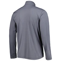 Men's Champion Gray Iowa State Cyclones Textured Quarter-Zip Jacket