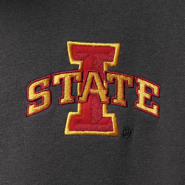 Veste Colosseum Charcoal Iowa State Cyclones Tortugas Logo Quarter-Zip pour homme