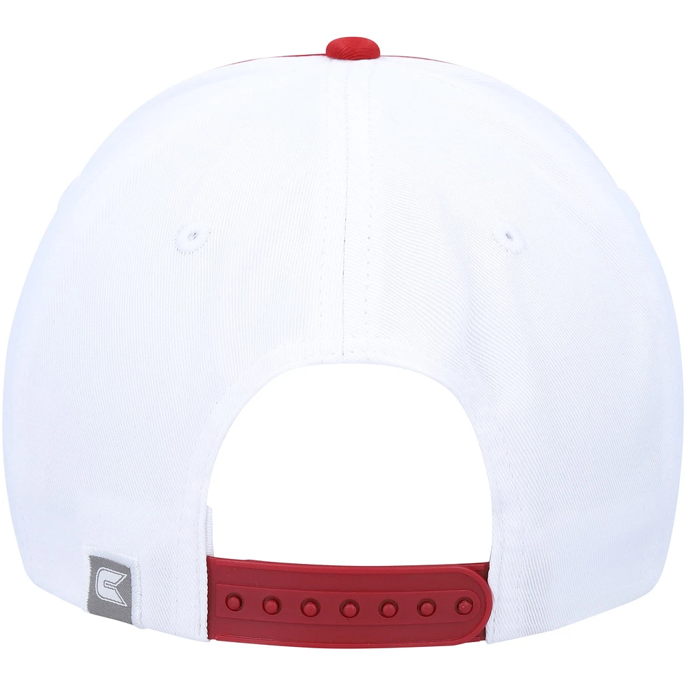 Men's Colosseum  White Iowa State Cyclones Take Your Time Snapback Hat