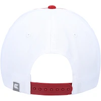 Men's Colosseum  White Iowa State Cyclones Take Your Time Snapback Hat